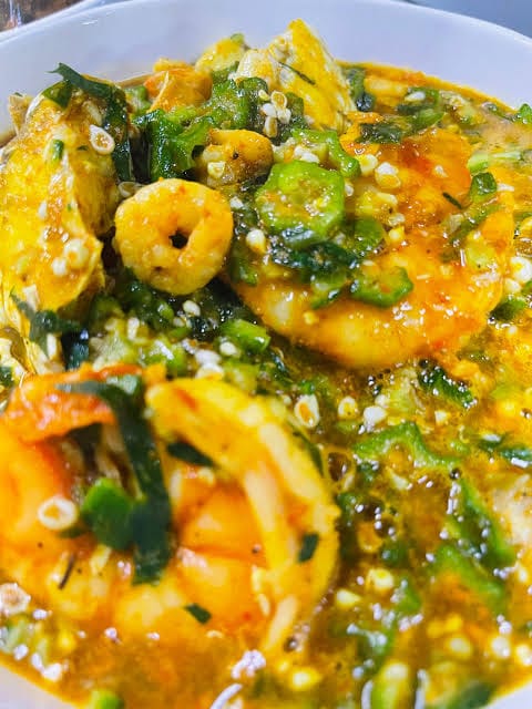 Seafood Okro Soup