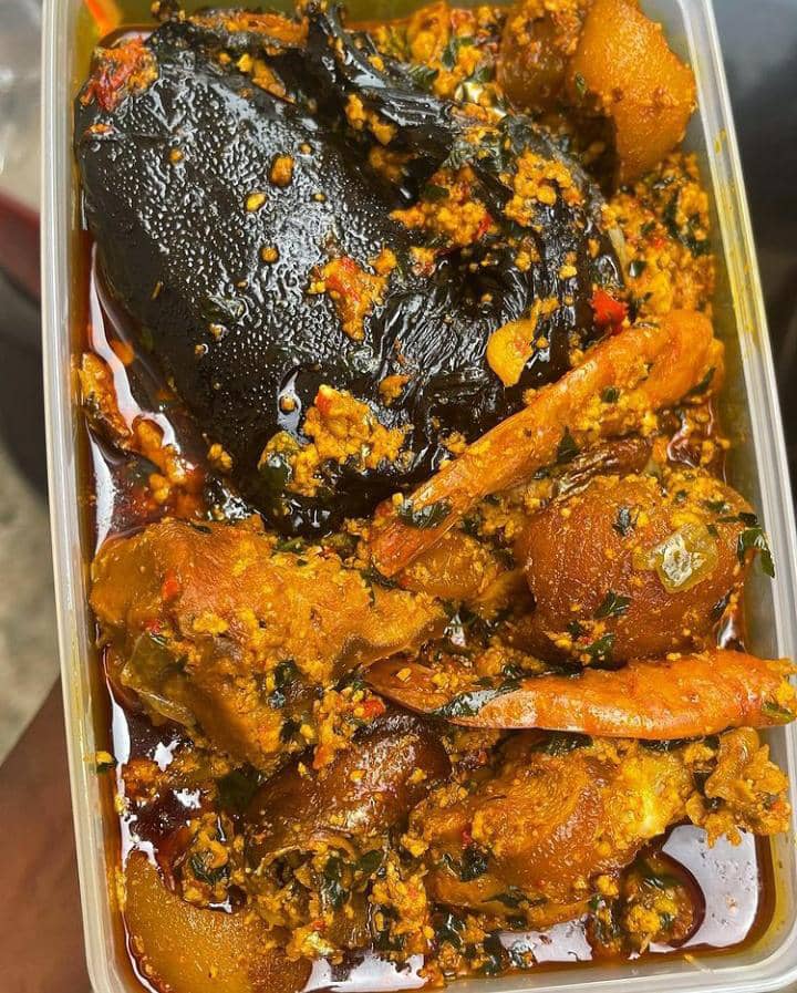 Egusi with Catfish