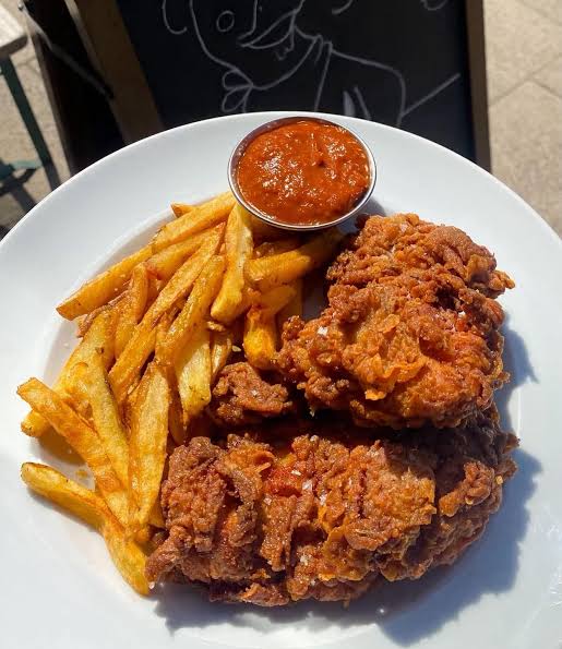 Chicken and chips
