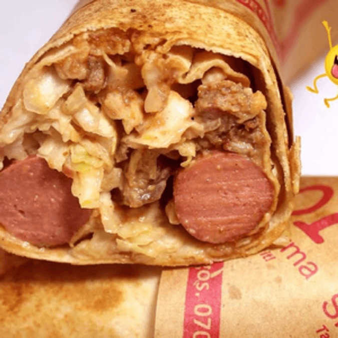 Shawarma two hotdogs